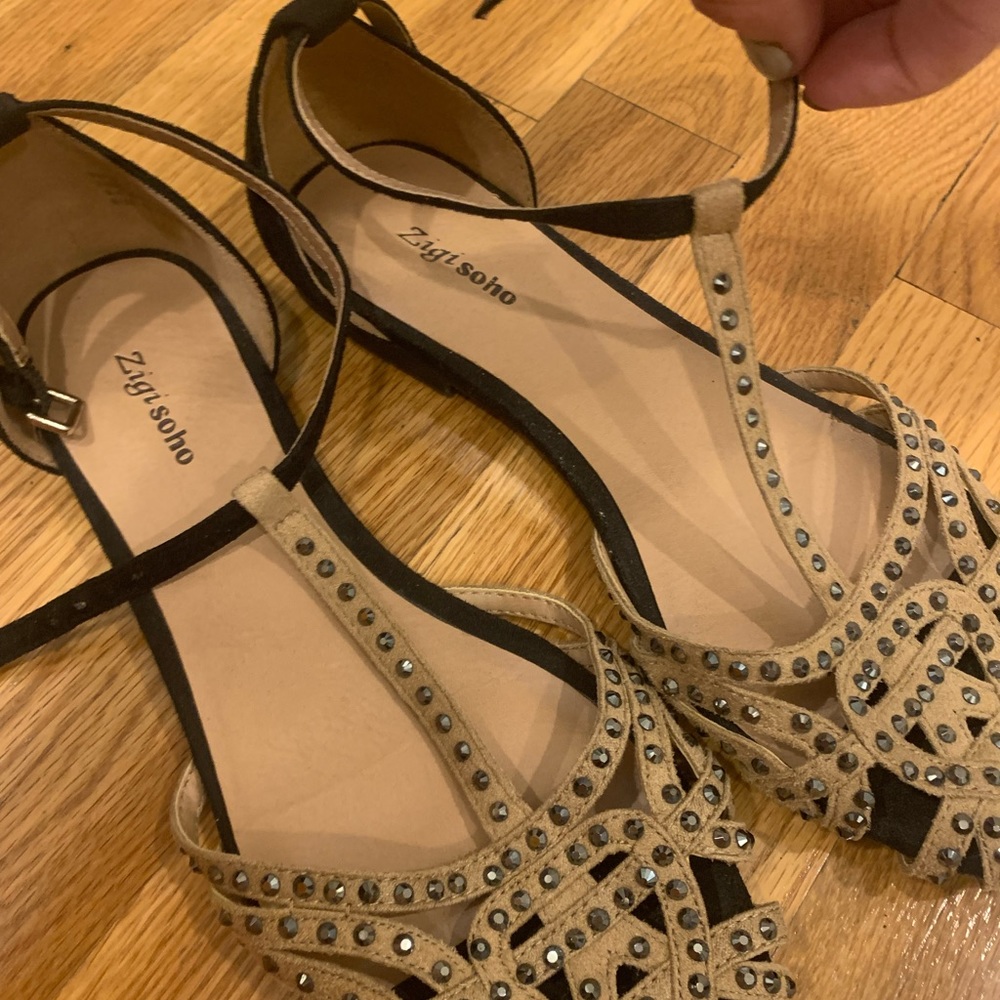 Zigi Soho Veeta Bejeweled Boho Flat